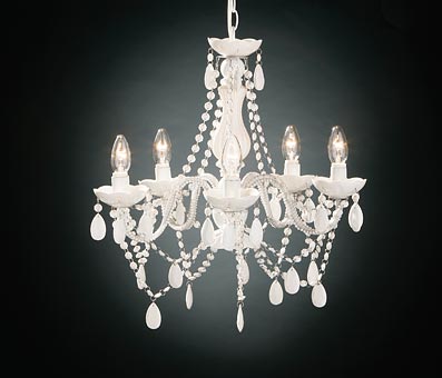 Modern White Chandelier