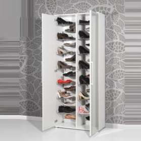 Smart shoe store cabinet