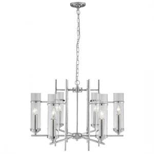 Milo Ceiling Light Finish In Chrome With Suspension Chain - UK