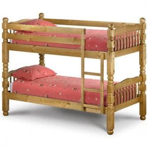 Ceara Children Bunk Bed In Antique Lacquered Finish - UK