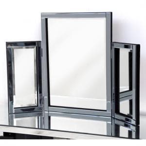 Bevel Classic Table Top Mirror In Smoke Grey Glass Border - UK