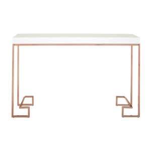 Alluras Console Table With Rose Gold Legs      - UK