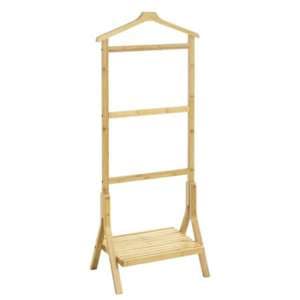 Barrie Bamboo Valet Stand In Natural - UK