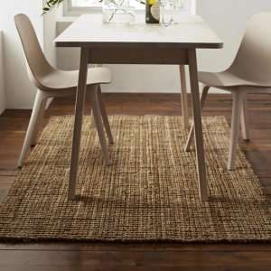 Cambrian Small Chunky Jute Rug In HSJ Boucle - UK