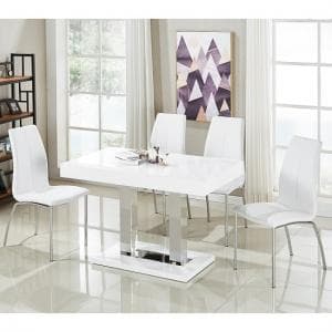 High Gloss Dining Table And Chairs | Furniture in Fashion