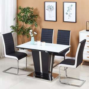 High Gloss Dining Table 4 Chairs UK | Furniture in Fashion