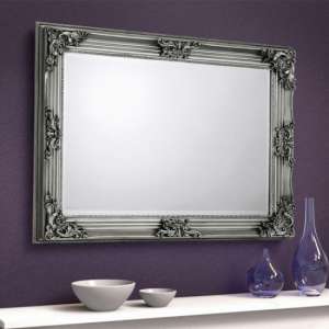 Raheema Wall Bedroom Mirror In Pewter - UK