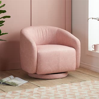 Childrens pink swivel discount chair