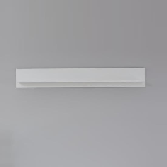 Median Wooden Wall Mounted Display Shelf In White_1