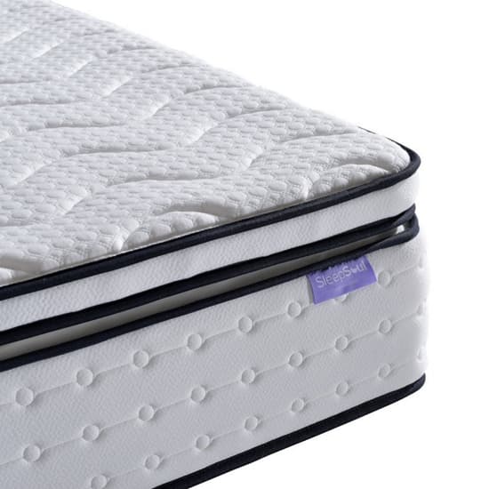 SleepSoul Space Pocket Sprung Super King Size Mattress In White ...