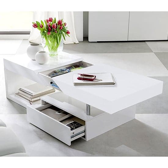 White high gloss on sale toy box