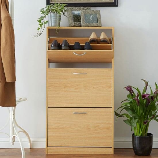 Wooden cabinet for deals shoes