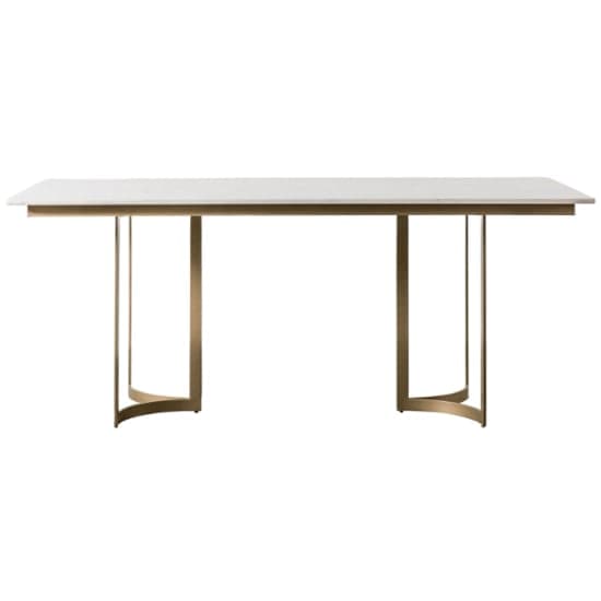 Marble dining table store with gold base