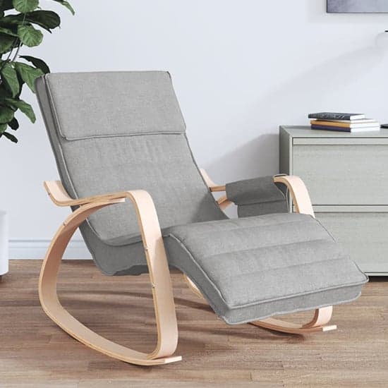 Fabric 2024 rocking chair