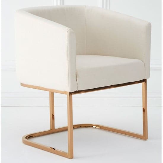 Rose gold on sale leg chair