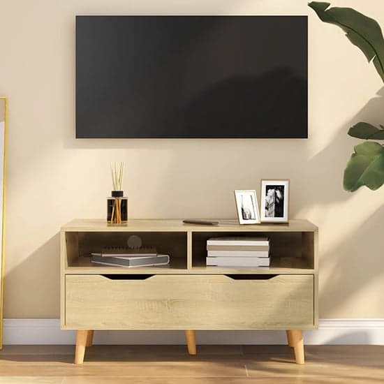 Sonoma oak deals tv stand