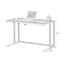 Aswan Glass Computer Desk In Smoked With Black Metal Frame_4