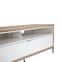 Clevedon Small Wooden TV Stand In Light Oak And White_2