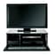 Elements Small Glass TV Stand With 1 Glass Door In Grey_7