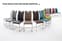 Libya Extendable Dining Table In White With 8 Paulo Chairs_6