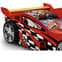 Sabaean Kids Racing Car Bed In High Gloss Red_4