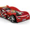 Sabaean Kids Racing Car Bed In High Gloss Red_5
