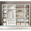 Abby Large Mirrored Sliding Wooden Wardrobe In White_2