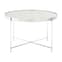 Alluras Silver Glass Side Table With Chrome Frame_2