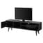 Brogan Large Wooden TV Stand In Black And Copper_2