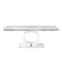 Halo High Gloss Coffee Table In Magnesia Marble Effect Furniture In