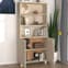 Hull Wooden Bookcase With 2 Doors In Brown_2
