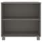 Hull Wooden Bookcase With 2 Shelf In Light Grey_3