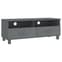 Hull Wooden TV Stand With 2 Drawers In Dark Grey_2