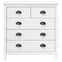 Kendal Wooden Chest Of 5 Drawers In White_2