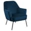 Montclair Fabric Lounge Chair In Navy Blue | Furniture in Fashion