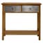 Sophia Wooden Console Table With 2 Drawers In Natural_2