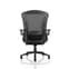 Spencer Modern Home Office Chair In Black With Castors_2