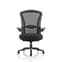 Spencer Modern Home Office Chair In Black With Castors_4