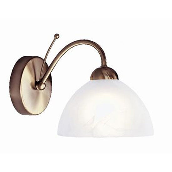 Read more about Milanese antique brass single wall light