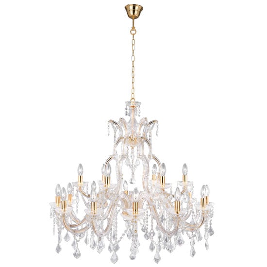 View Marie therese 18 light crystal pendant ceiling light