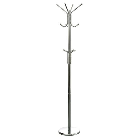 Product photograph of Stainless Steel Coat Stand With Round Chrome Base from Furniture in Fashion