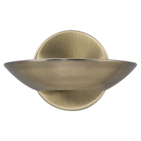 Read more about Classic led uplight wall bracket in antique brass