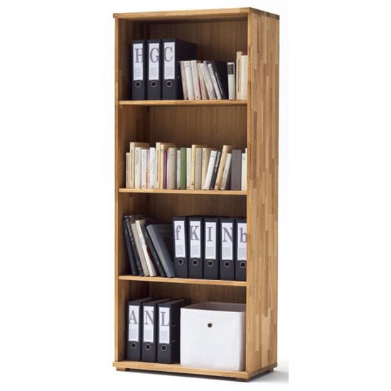 Read more about Cento knotty oak shelving unit with 4 shelf