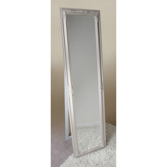 Photo of Rocco cheval floral champagne frame freestanding mirror