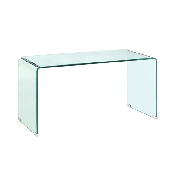Photo of Cascade rectangular glass coffee table in clear