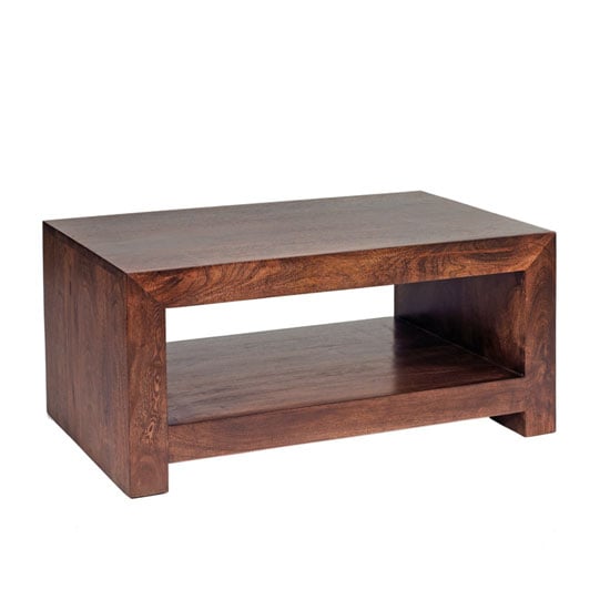 View Mango wood contemporary lamp table