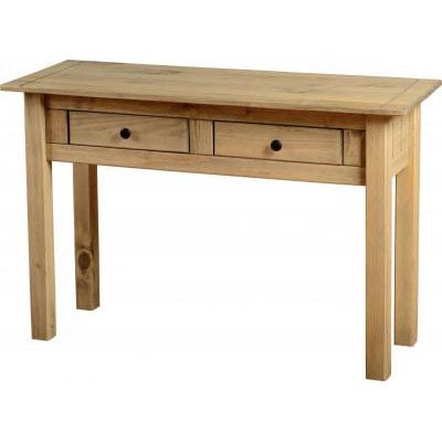 Read more about Prinsburg 2 drawer console tables in natural oak wax