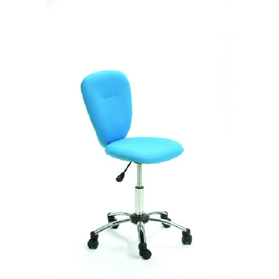 Read more about Pezzi office children swivel chair in blue