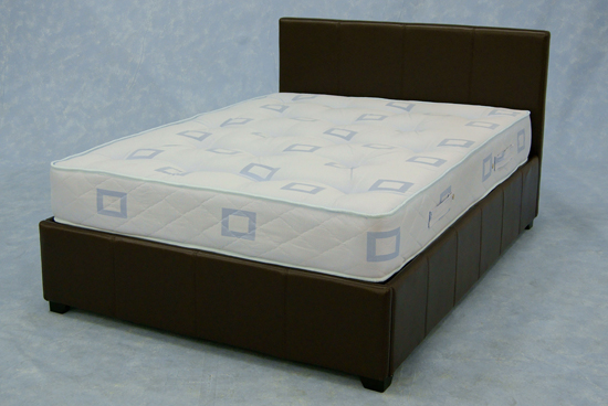 Photo of Prenon plus 4ft 6" expresso brown double bed with gas lift