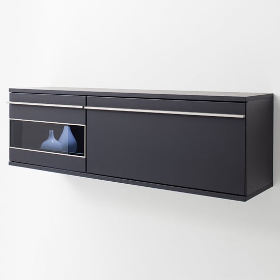 Product photograph of Black Collection Wall Unit With One Set Of Led Lights from Furniture in Fashion